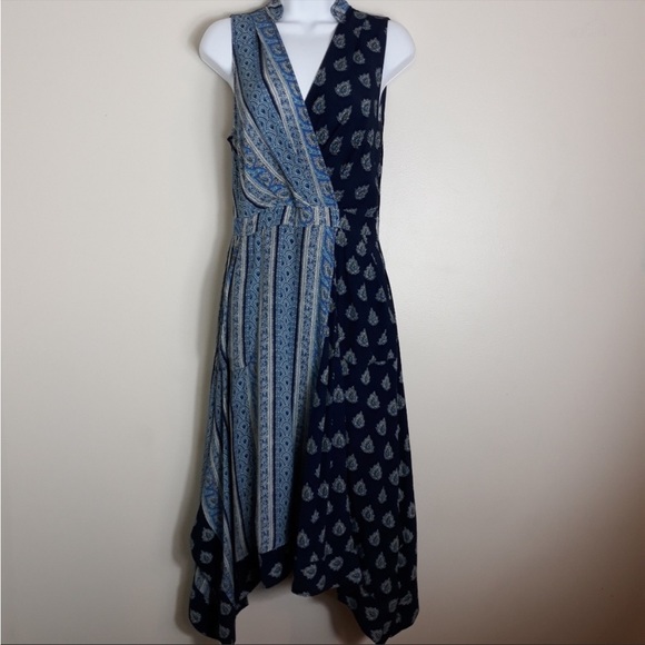 Anthropologie Maeve Eclipse Faux Wrap Dress - Picture 6 of 6